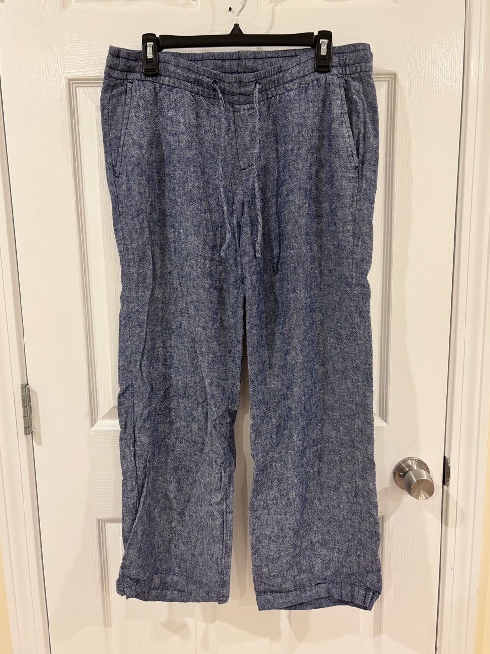 Old Navy Blue Linen Pants S